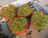 Une image de l'étape 4 de Tomates aux herbes,ail et parmesan.