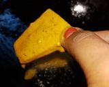 A picture of step 2 of Pumpkin Pakoda.