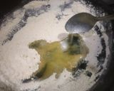 A picture of step 2 of Oats chocolate balls.