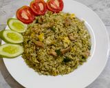 Foto langkah ke 4 dari resep Nasi Goreng Ayam Cabe Hijau.