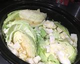A picture of step 3 of Crockpot Corn beef and Cabbage.