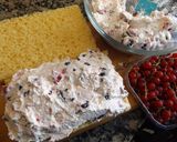 Foto del paso 3 de la receta: Pastel de bizcocho con relleno de crema de bayas rojas