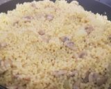 Pas rețetă Couscous cu ciuperci și pui pe rotisor 7 fotografie