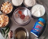 A picture of step 1 of Sweet Corn Dhokla.