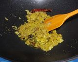 A picture of step 3 of Soya Chaap Masala.