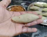A picture of step 5 of Rosher Puli/A makar Sankranti recipe from Bengal.
