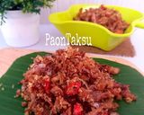 Foto langkah ke 4 dari resep Sambal Kelapa Teri #Sambel Nyuh Gerang#KulinerBali.