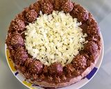 Foto del paso 11 de la receta Tarta fría de Nutella y bombones Ferrero Rocher - sin horno