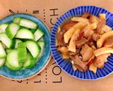 Hình bước làm 3 của món Bí xanh luộc