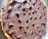 A picture of step 3 of Banana Nutella tart.