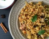 A picture of step 9 of Jackfruit and Chickpea Pulao/Pilaf/Biryani (Pressure Cooker Method).