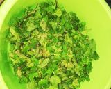 A picture of step 1 of Kabuli Biryani.