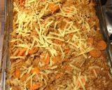 A picture of step 5 of Cheat’s tuna pasta bake.