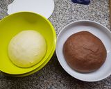 Foto del passaggio 2 della ricetta Torta di rose bicolore (pan brioche)