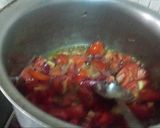 A picture of step 3 of Dhaba mutton karhai.