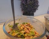 A picture of step 4 of Chickpea Salad.