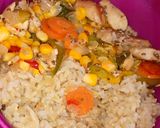 Foto del paso 7 de la receta: Salteado de Pollo con Verduras y Arroz Integral