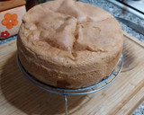 Foto del paso 5 de la receta: Bizcocho genovés invertido con crema pastelera (sin gluten)