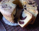 Foto langkah ke 9 dari resep Marmer cake ekonomis (metode all in one).