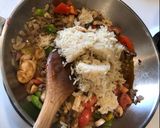 A picture of step 3 of Stuffed Bell Peppers with Rice and Beef.