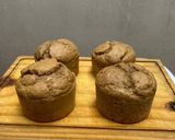 Foto del paso 4 de la receta: Muffins de banana rellenos de mantequilla de maní