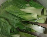 Foto langkah ke 2 dari resep Tumis Pok Choy Bawang Putih Pedas.
