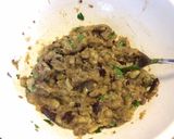 A picture of step 5 of Roasted eggplant dip.