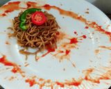 A picture of step 3 of Veg noodles.