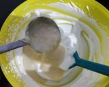 A picture of step 11 of Carrot Halwa in a Frozen Cashew Apple Phirni Mousse Cake.