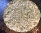 A picture of step 5 of Palak Paratha.