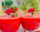 A picture of step 5 of Fresh Strawberries 🍓 juice.