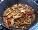 Une image de l'étape 7 de Fenouil et tomates au gigot d'agneau.
