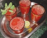 तरबूझ का जूस(tarbuj ka juice recipe in hindi) रेसिपी चरण 2 फोटो
