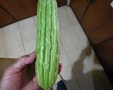 Gambar langkah 1 resipi 30:9:26 - Peria goreng telur.