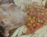 Foto del paso 8 de la receta: Costeletas de cerdo a la plancheta con fideos