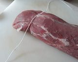 Foto del paso 2 de la receta Solomillo de cerdo relleno -en olla rápida-