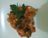 Foto langkah ke 8 dari resep Udang saus padang.