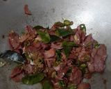 Foto langkah ke 3 dari resep Sei sapi cabe ijo.
