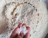 A picture of step 1 of Whole wheat Roti with Bran.