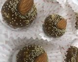 A picture of step 3 of Dry fruit laddu.