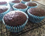 รูปขั้นตอนการทำที่ 6 ของ Whole Wheat Double Chocolate Muffins ❌ Egg |มัฟฟินโฮลวีทดับเบิ้ลช็อกโกแลต ❌ ไข่