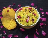 A picture of step 7 of Mango Shrikhand or Matho.