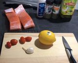 Une image de l'étape 1 de Saumon papillote.