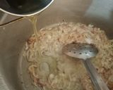 A picture of step 2 of Beef Kofta pulao.