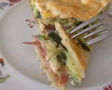 Foto del paso 7 de la receta: Tarta de calabacín jamón y queso