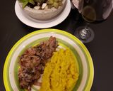 Foto del paso 4 de la receta: Lomo con salsa de champiñón al tinto y puré de batata especiado