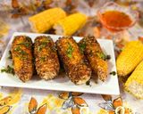 A picture of step 4 of Air Fryer Chilli Oil Sweet Corn on the Cob.