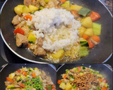 Foto del paso 6 de la receta: Arroz con lentejas, solomillo y verduras al curry