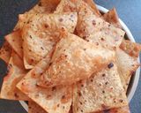 A picture of step 3 of Roti nachos (leftover recipe).