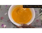 A picture of step 1 of Mango Pancakes (Wheat based & Eggless).